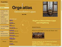 Tablet Screenshot of orgel-owl.de